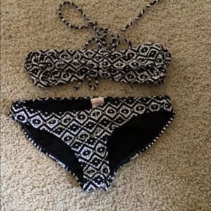 Tube topped bikini